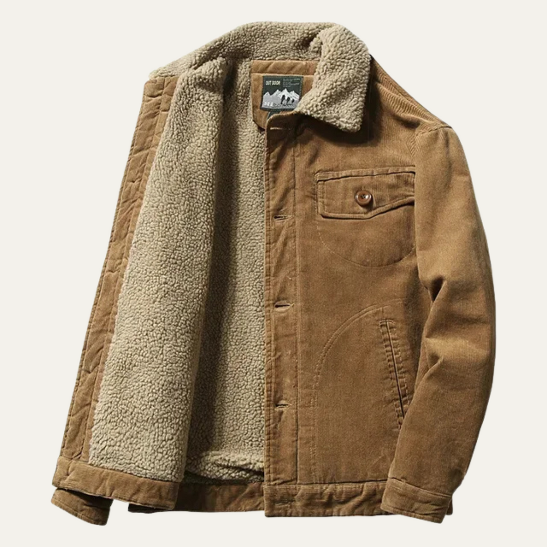 Edmond | Fleece Lined Corduroy Jacket