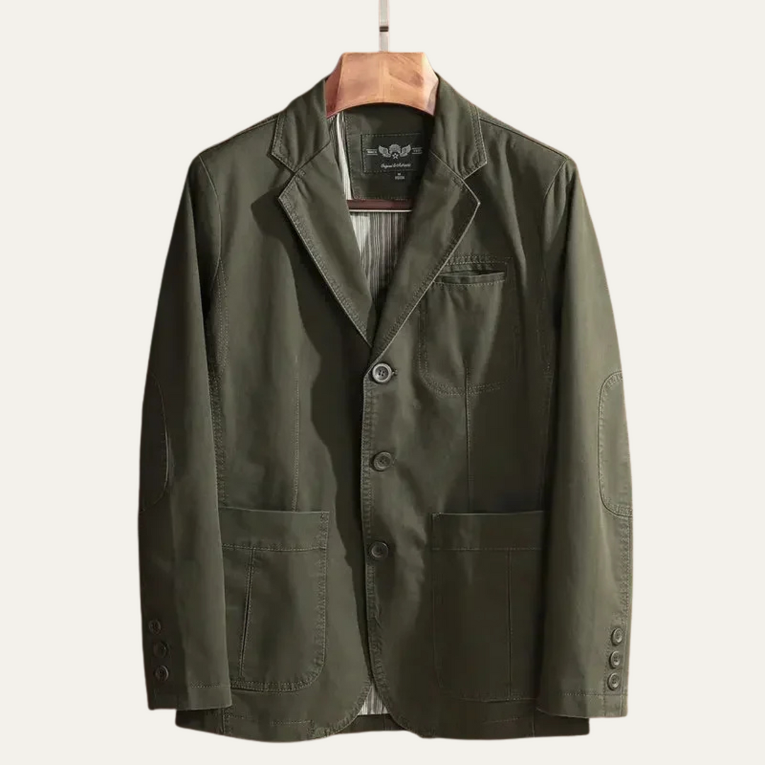 Alphonse | Cotton Notch Lapel Blazer