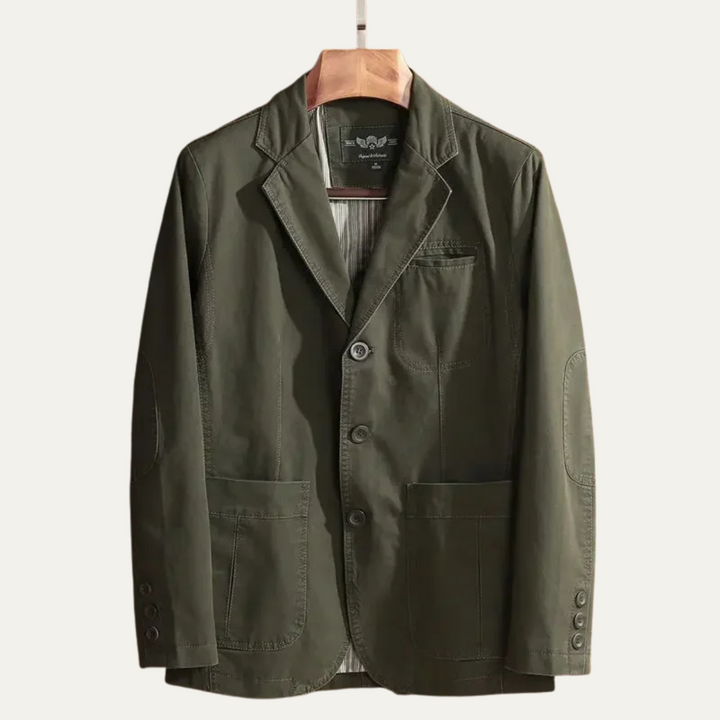 Alphonse | Cotton Notch Lapel Blazer