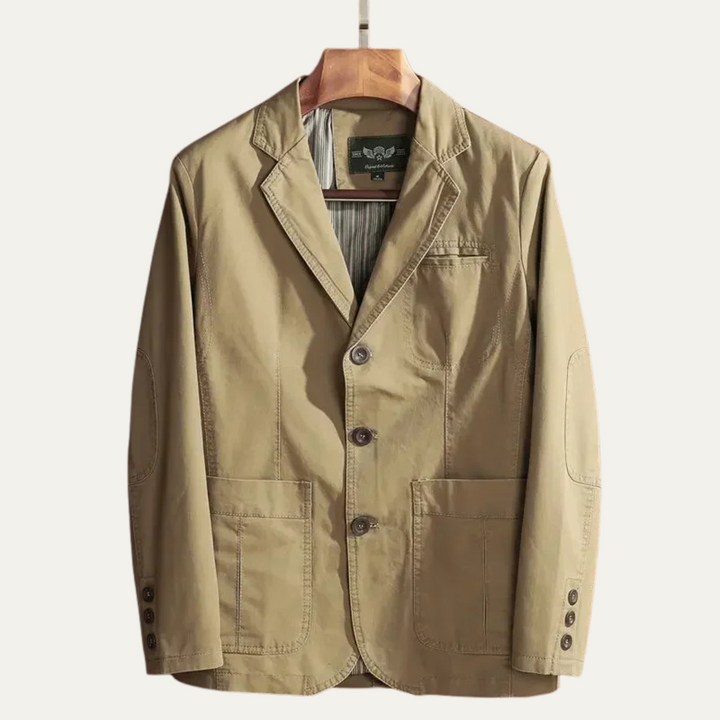 Alphonse | Cotton Notch Lapel Blazer