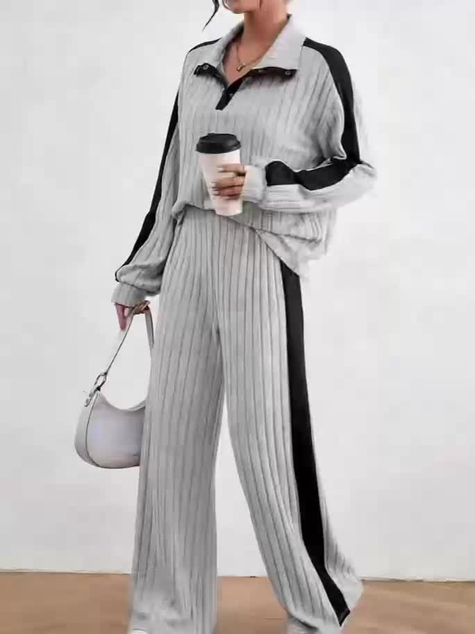 Hermance | Contrast Bound Two Piece Set
