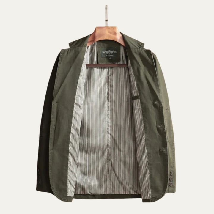 Alphonse | Cotton Notch Lapel Blazer