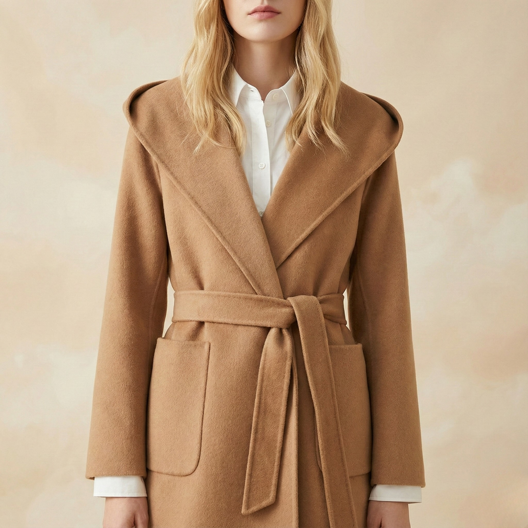 Bernadette | Cashmere Blend Hooded Coat