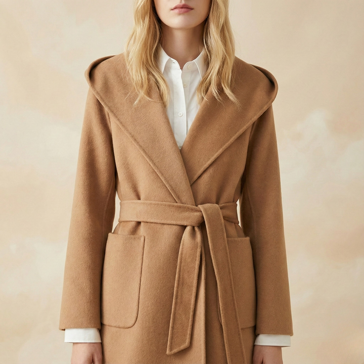 Bernadette | Cashmere Blend Hooded Coat
