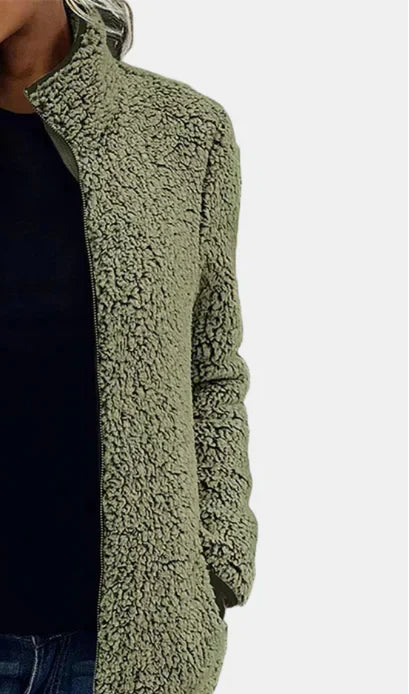 Constance | Sherpa Teddy Zip Jacket