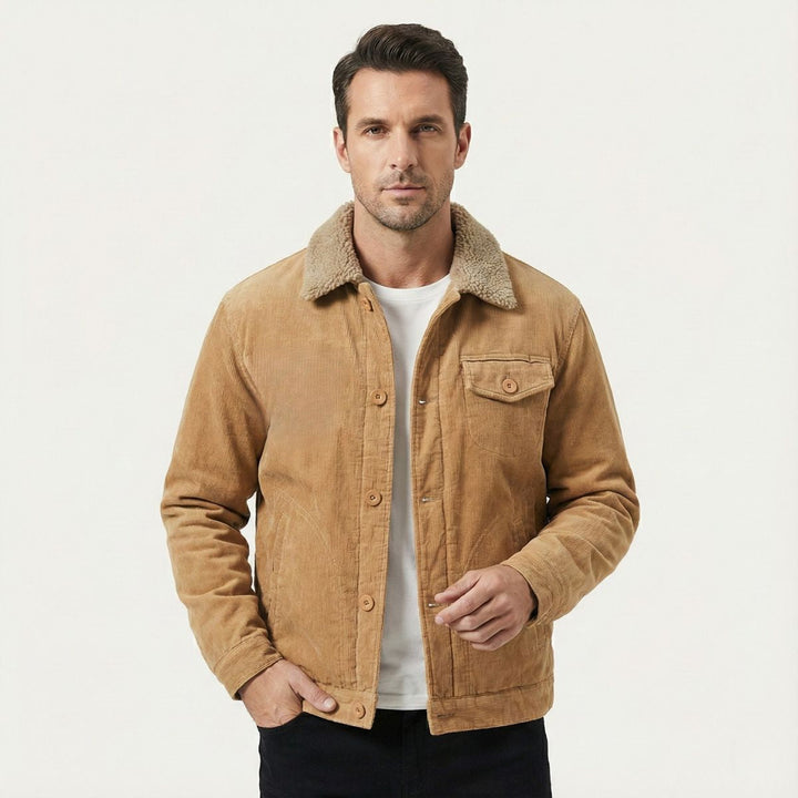 Edmond | Fleece Lined Corduroy Jacket