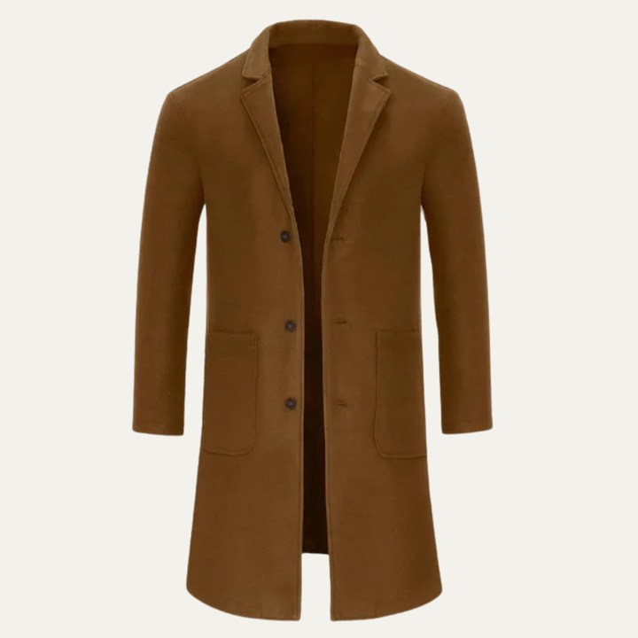 Gerard | Single Breasted Wool Overcoat