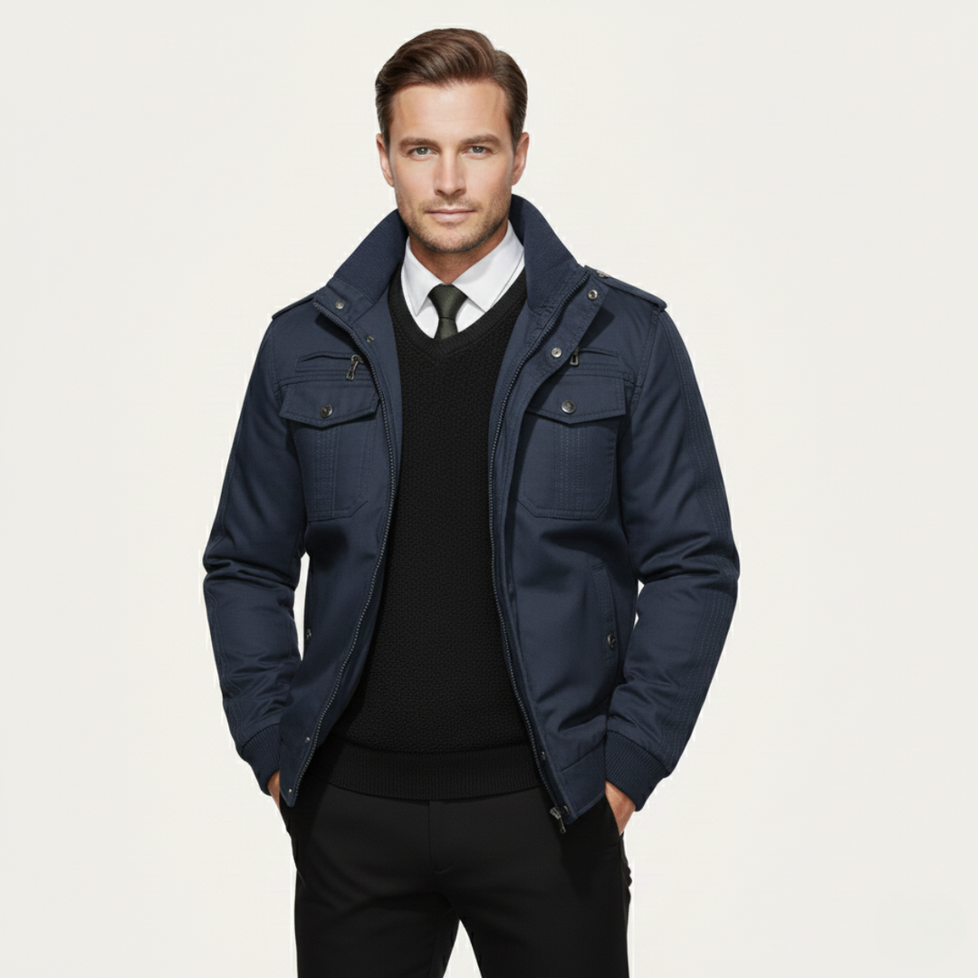 Aubert | Utility Pocket Fleece Jacket