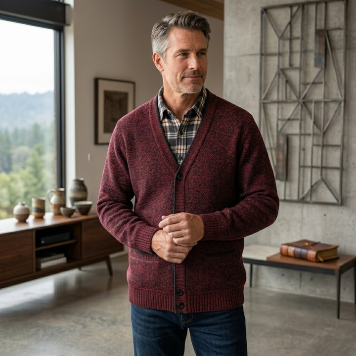 Israel | Fleece Lined Knit Cardigan