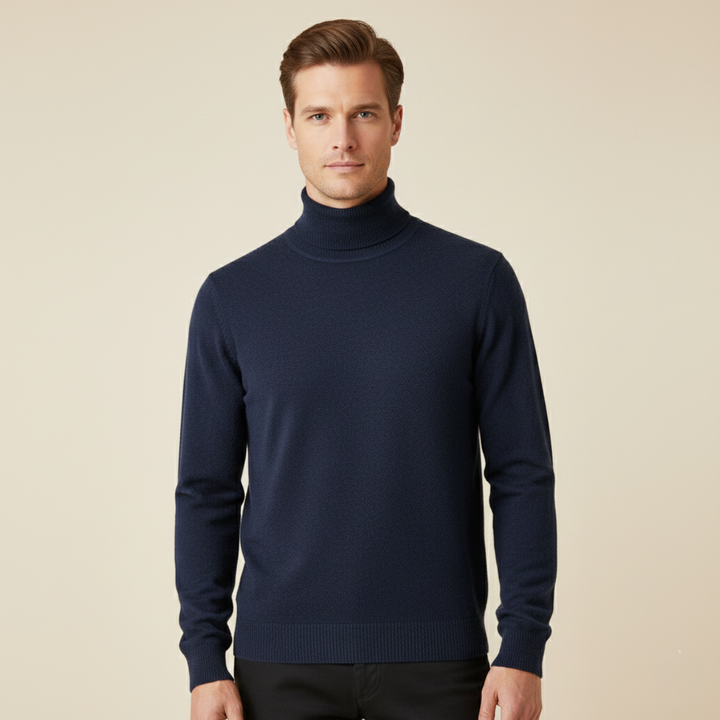 Donatien | Dense Ribbed High Neck Knit