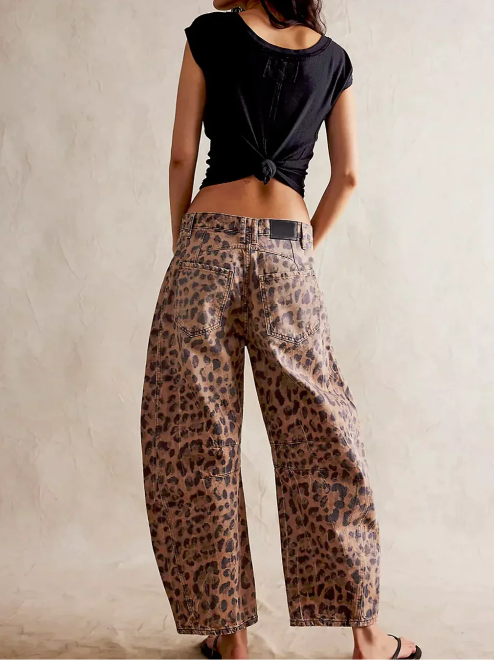 Malvine | Barrel Leg Cotton Denim Jeans