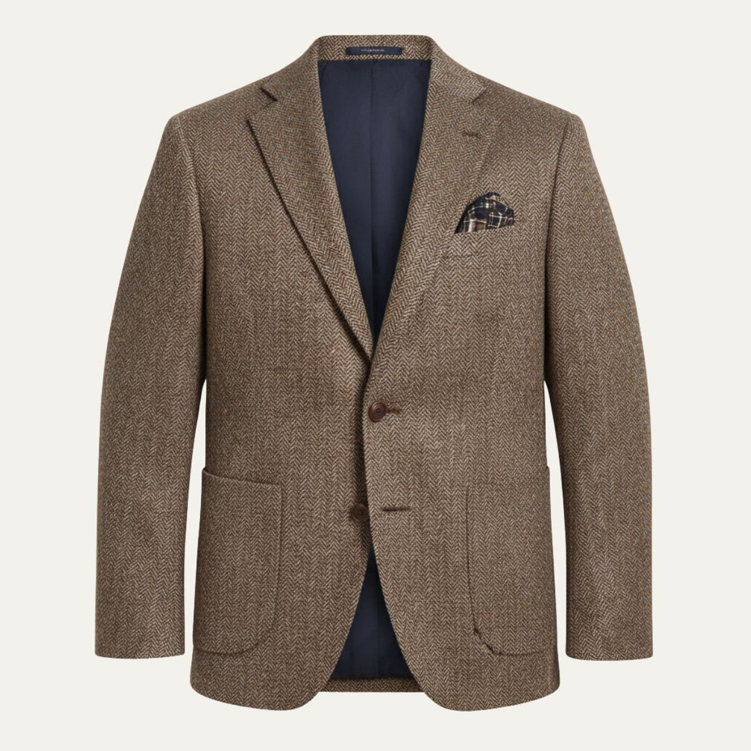 Edouard | Herringbone Tweed Jacket