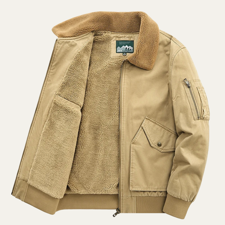 Georges | Sherpa Lined Bomber Jacket