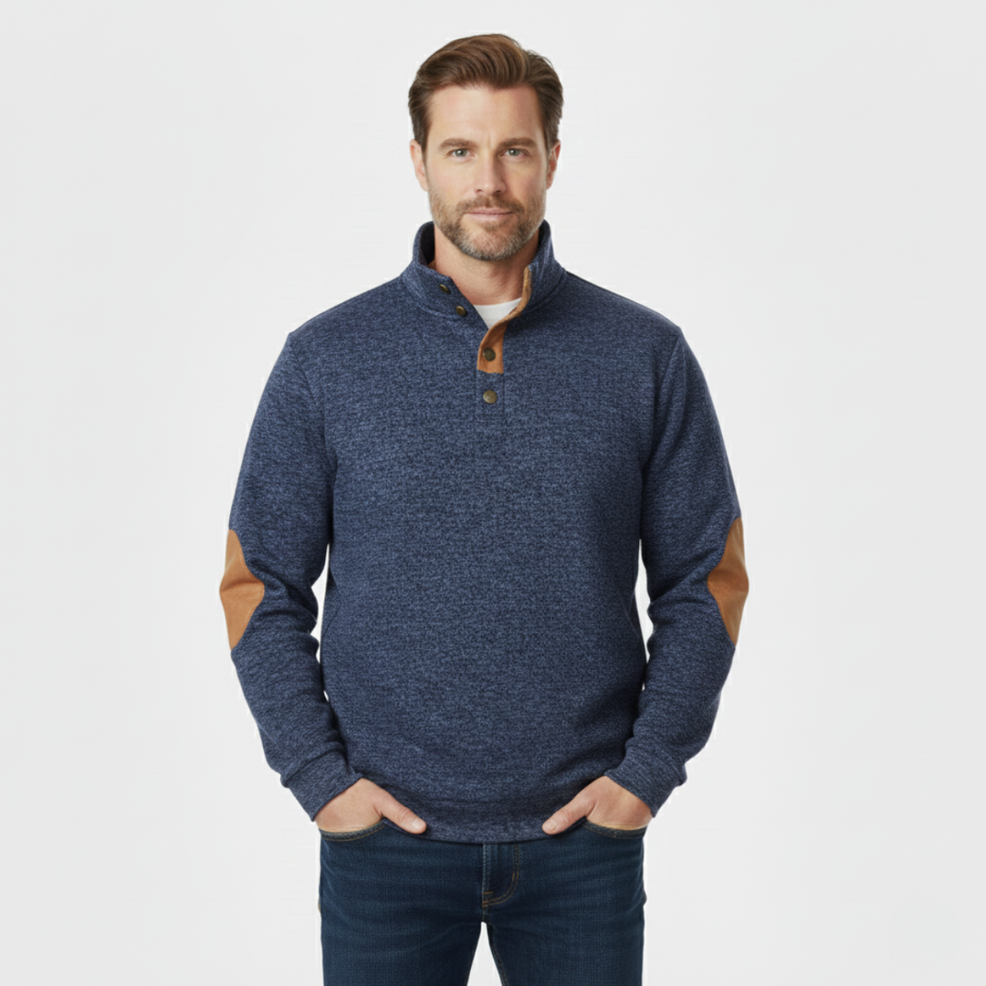Chrysostome | Suede Elbow Patch Knit