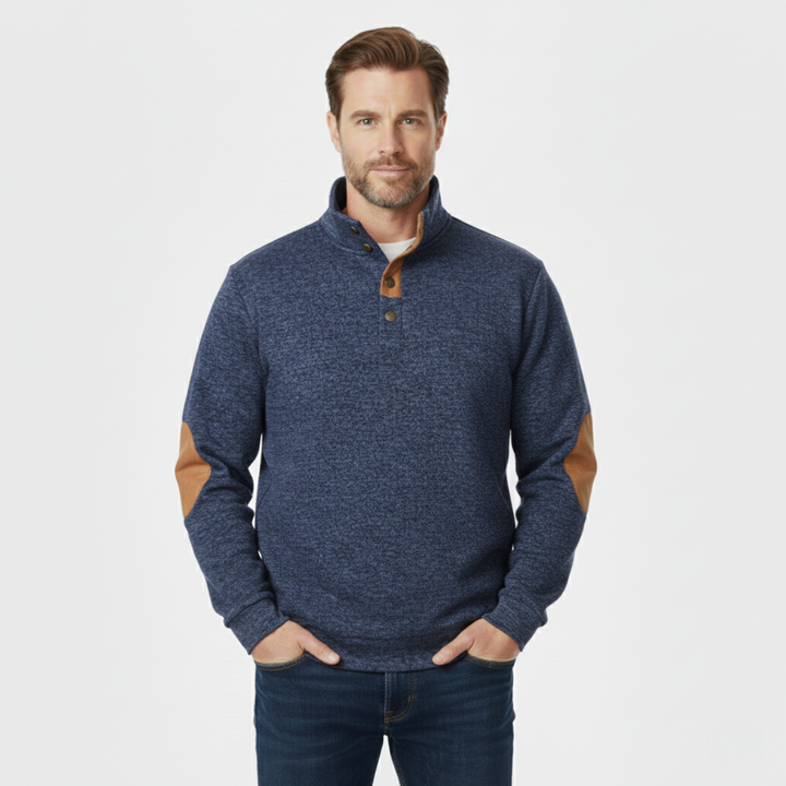 Chrysostome | Suede Elbow Patch Knit
