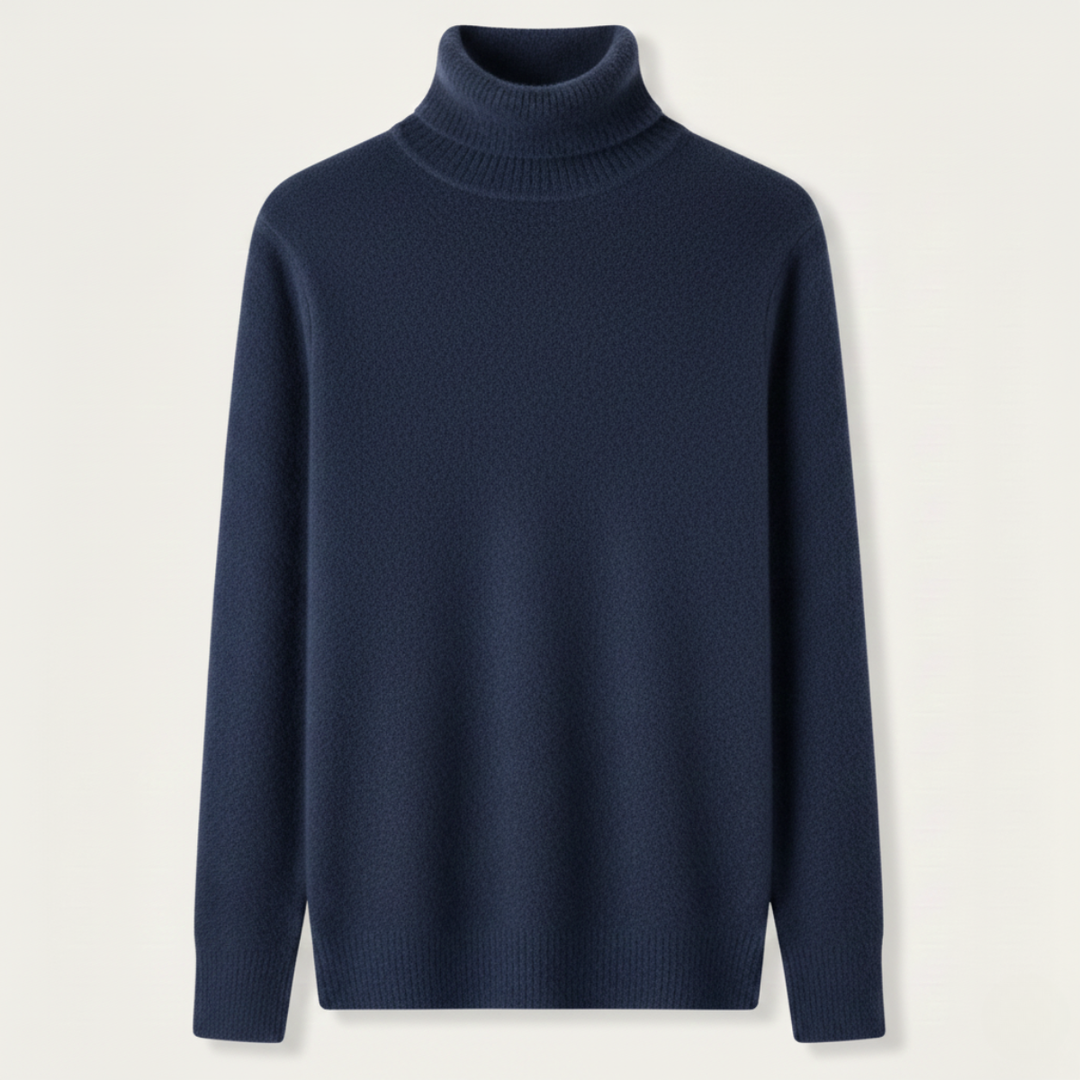 Donatien | Dense Ribbed High Neck Knit
