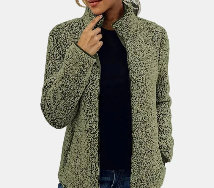 Constance | Sherpa Teddy Zip Jacket