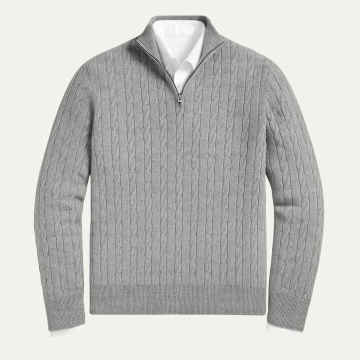 Bonaventure | Cable Knit Half Zip