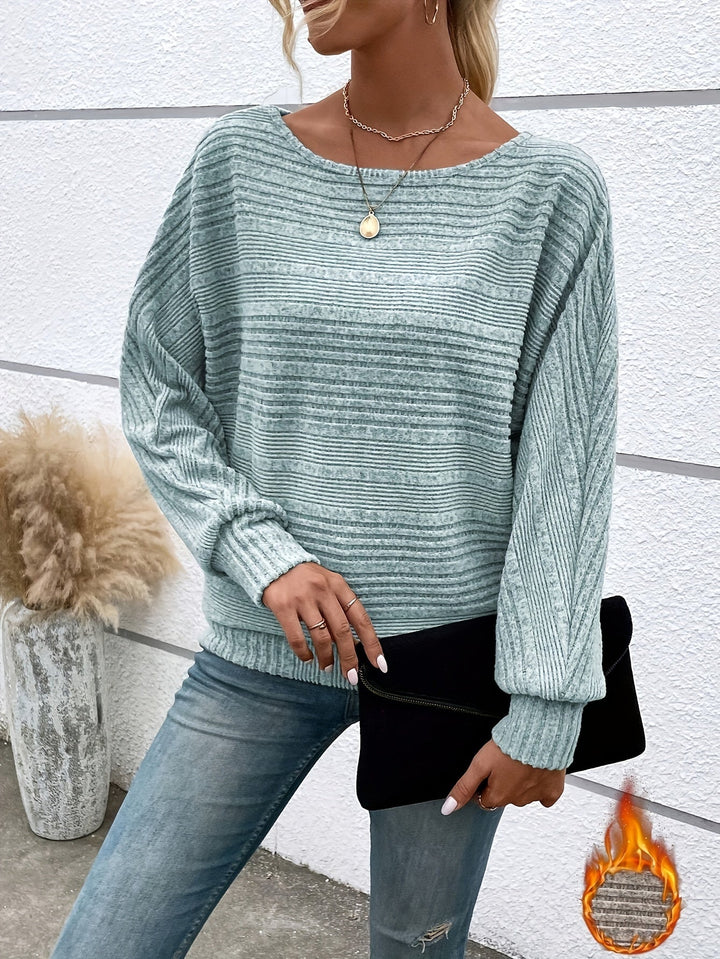 Jane | Fine Knit Crew Neck Tee