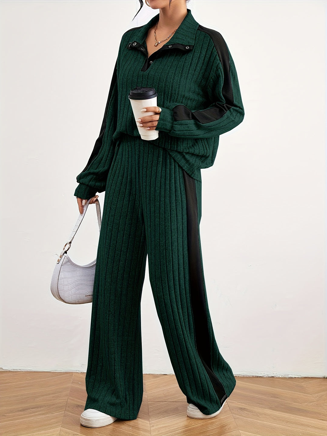 Hermance | Contrast Bound Two Piece Set
