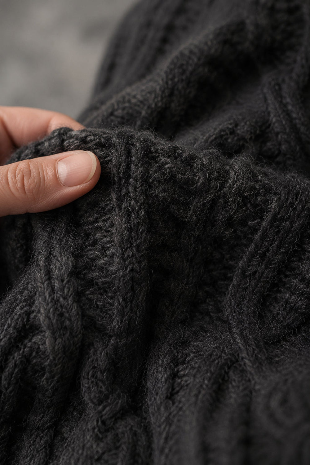 Aerynna | Sophisticated Sweater fabric texture close-up