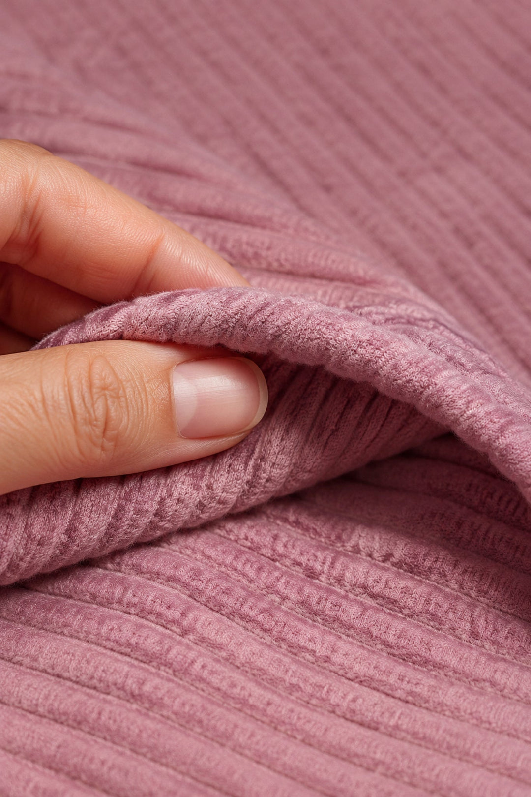 Women's Half-Zip Relaxed Sweatshirt fabric texture close-up