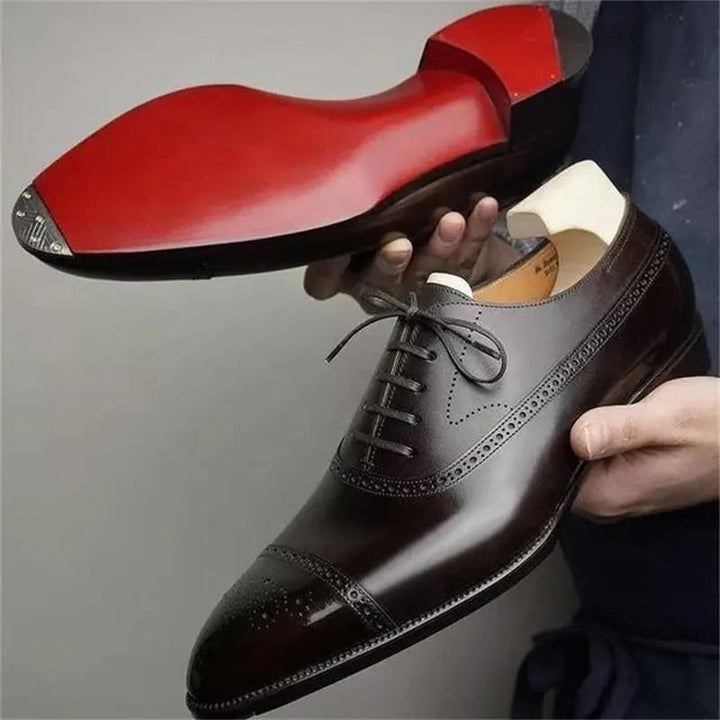 Frédéric | Red Sole Brogue Oxfords