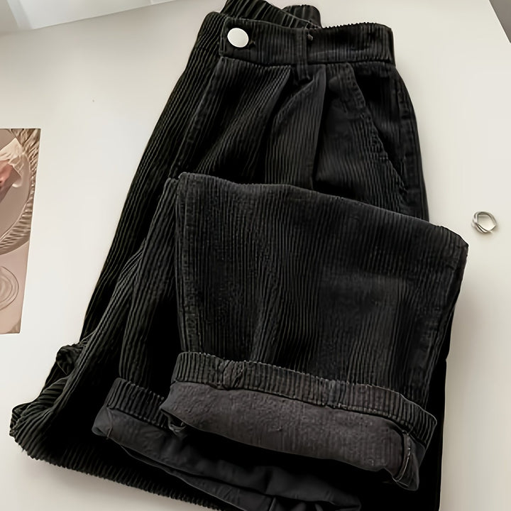 Scholastique | Woven Drape Wide Leg Pants