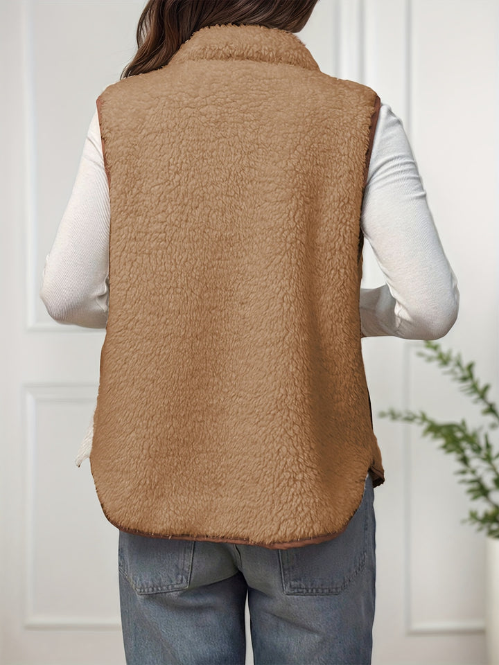 Merilda | Reversible Plush Vest