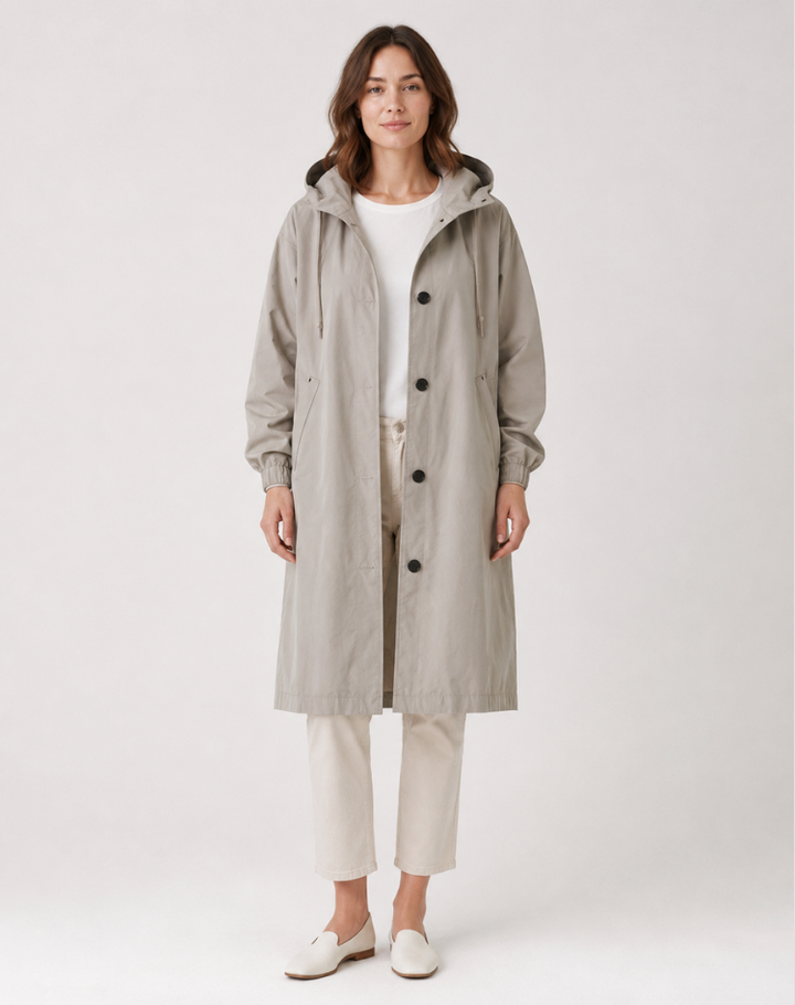 Adelaide | Hooded Water-Resistant Trench