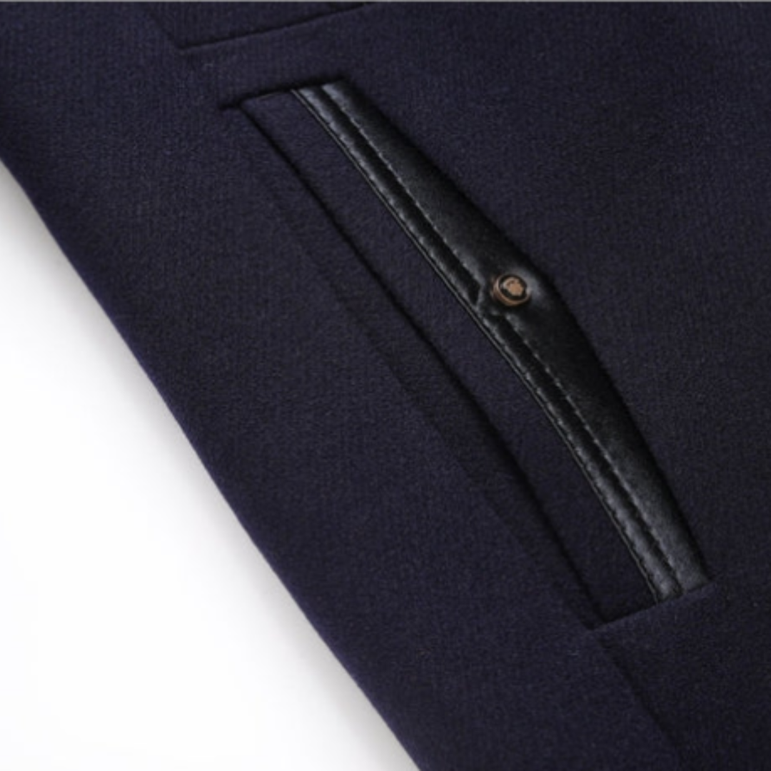 Stanislas | Quilted Lined Wool Coat