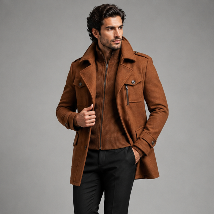 Casimir | Double Collar Wool Trench