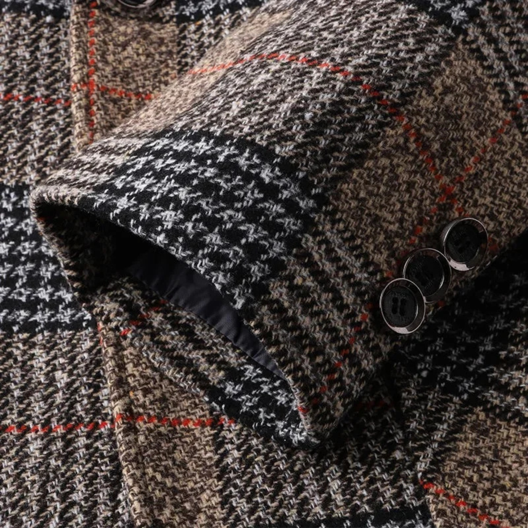 Gordon | Check Plaid Tweed Blazer