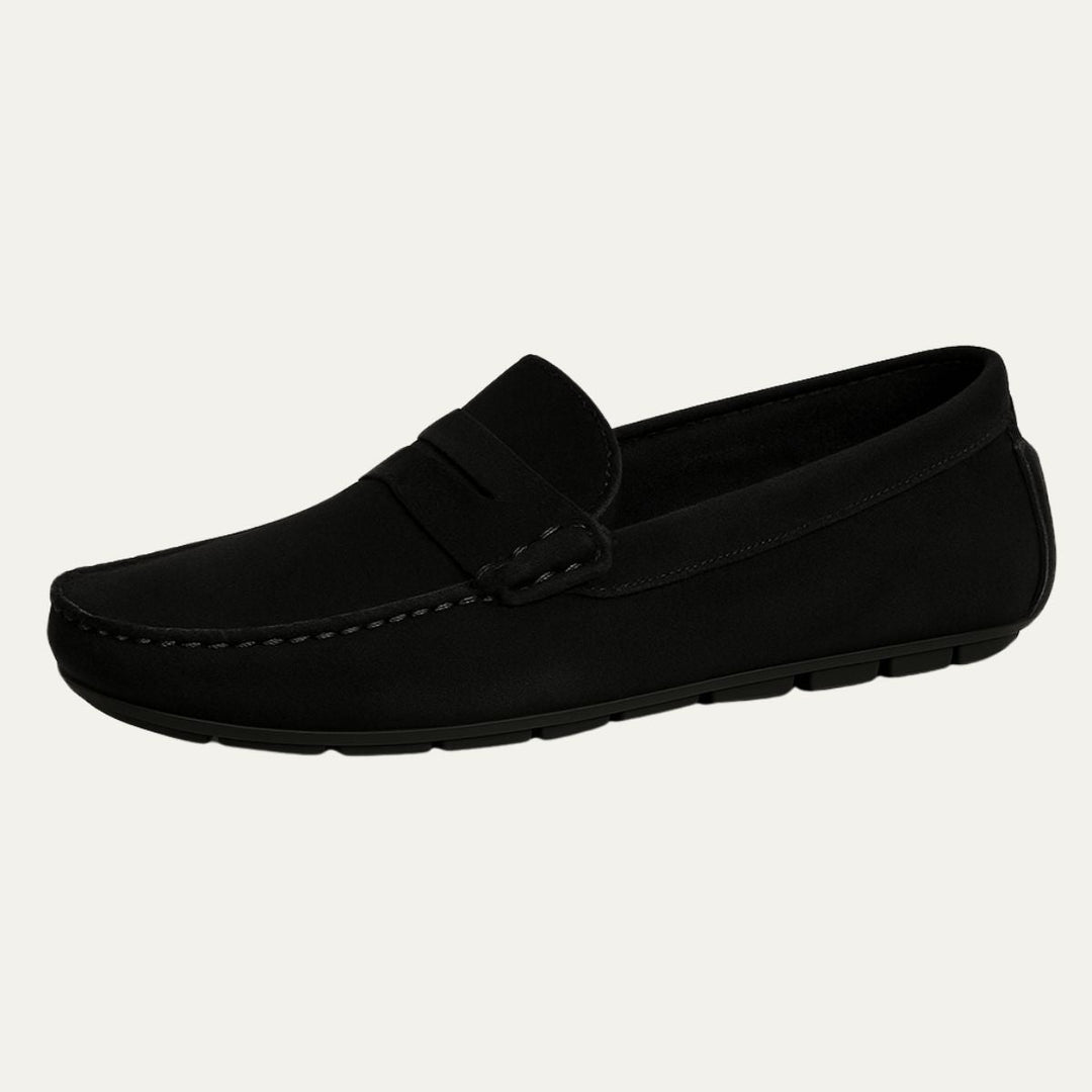 Roger | Structured Suede Loafers