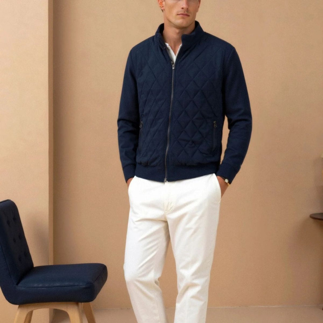 Romuald | Quilted Stand Collar Jacket