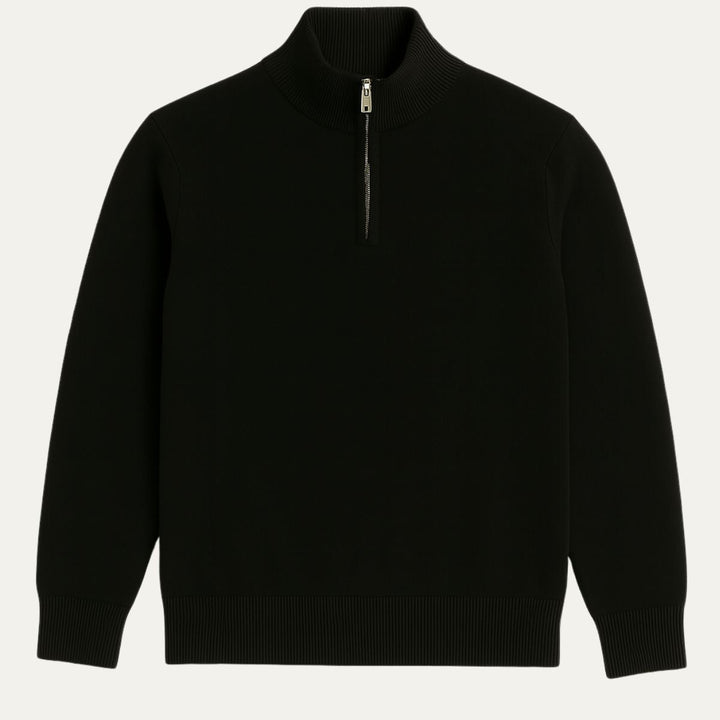 Cyriaque | 100% Cotton Half Zip Knit