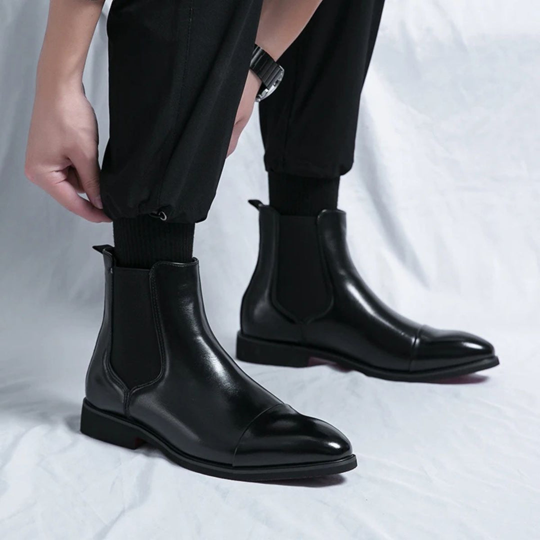 Aurele | Red Sole Chelsea Boot