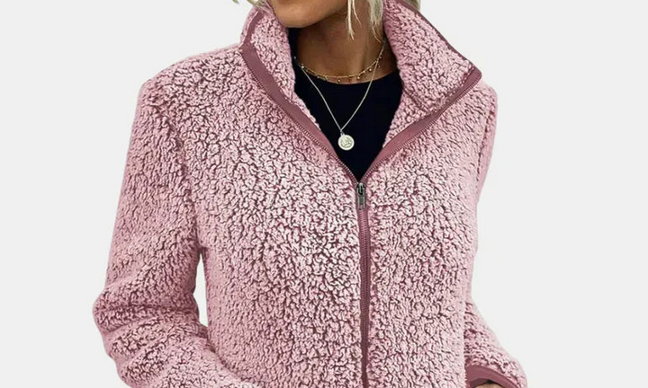 Constance | Sherpa Teddy Zip Jacket