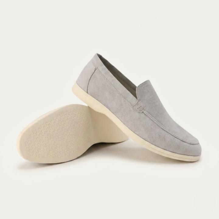 Quirin | Narrow Cut Lined Suede Loafers