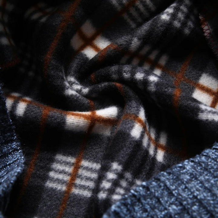 Alfred | Fleece Lined V Neck Cardigan
