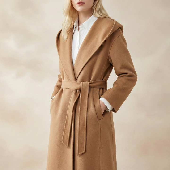 Bernadette | Cashmere Blend Hooded Coat