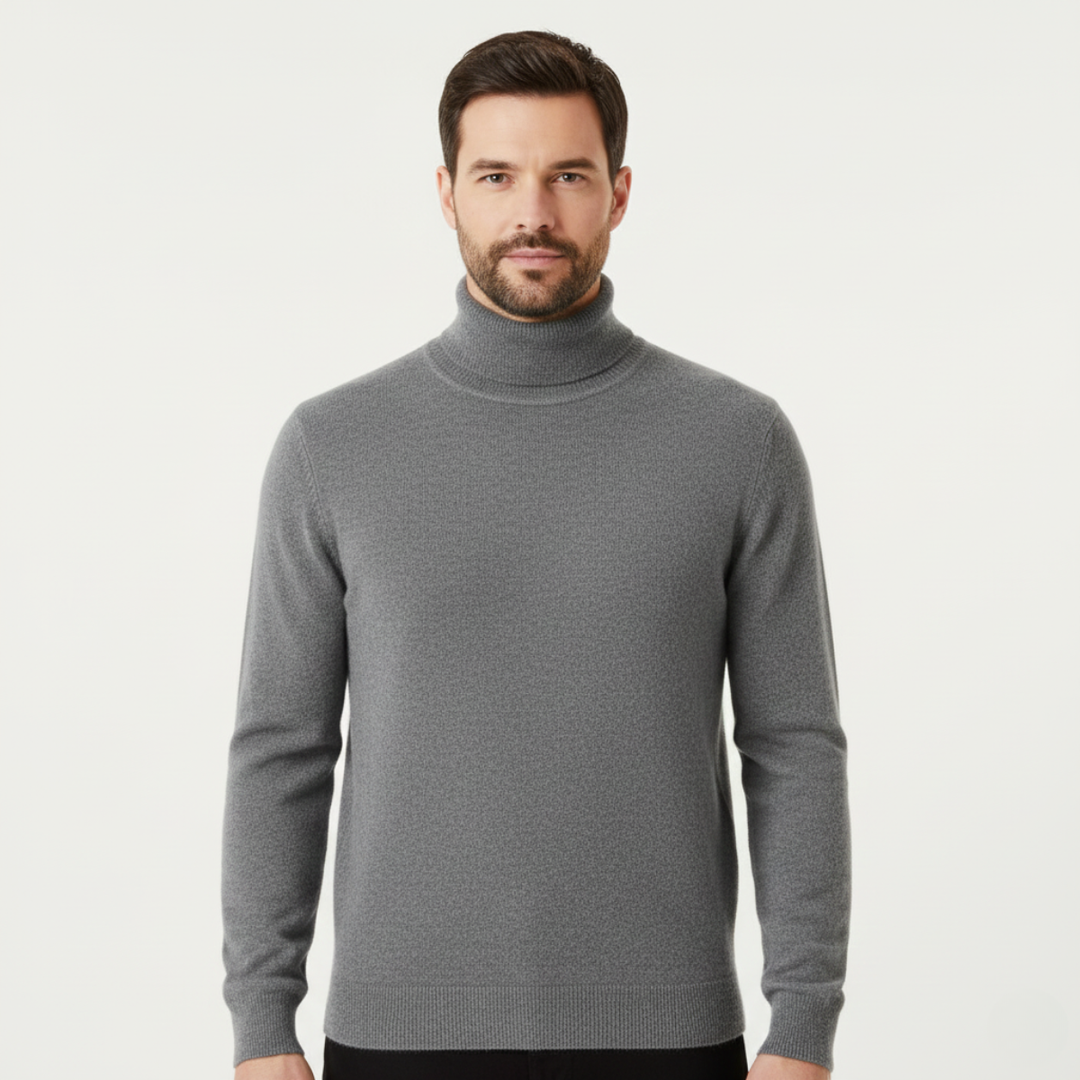 Donatien | Dense Ribbed High Neck Knit