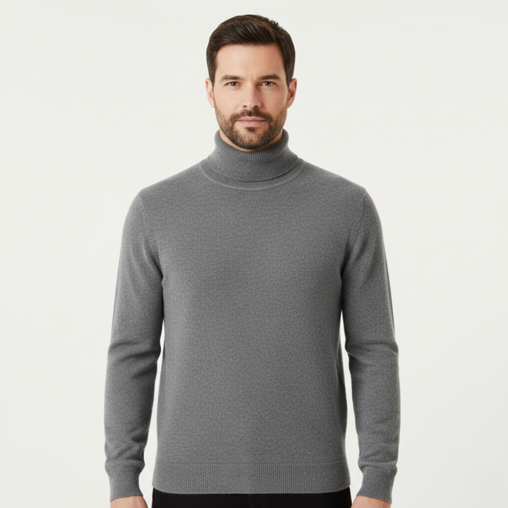 Donatien | Dense Ribbed High Neck Knit