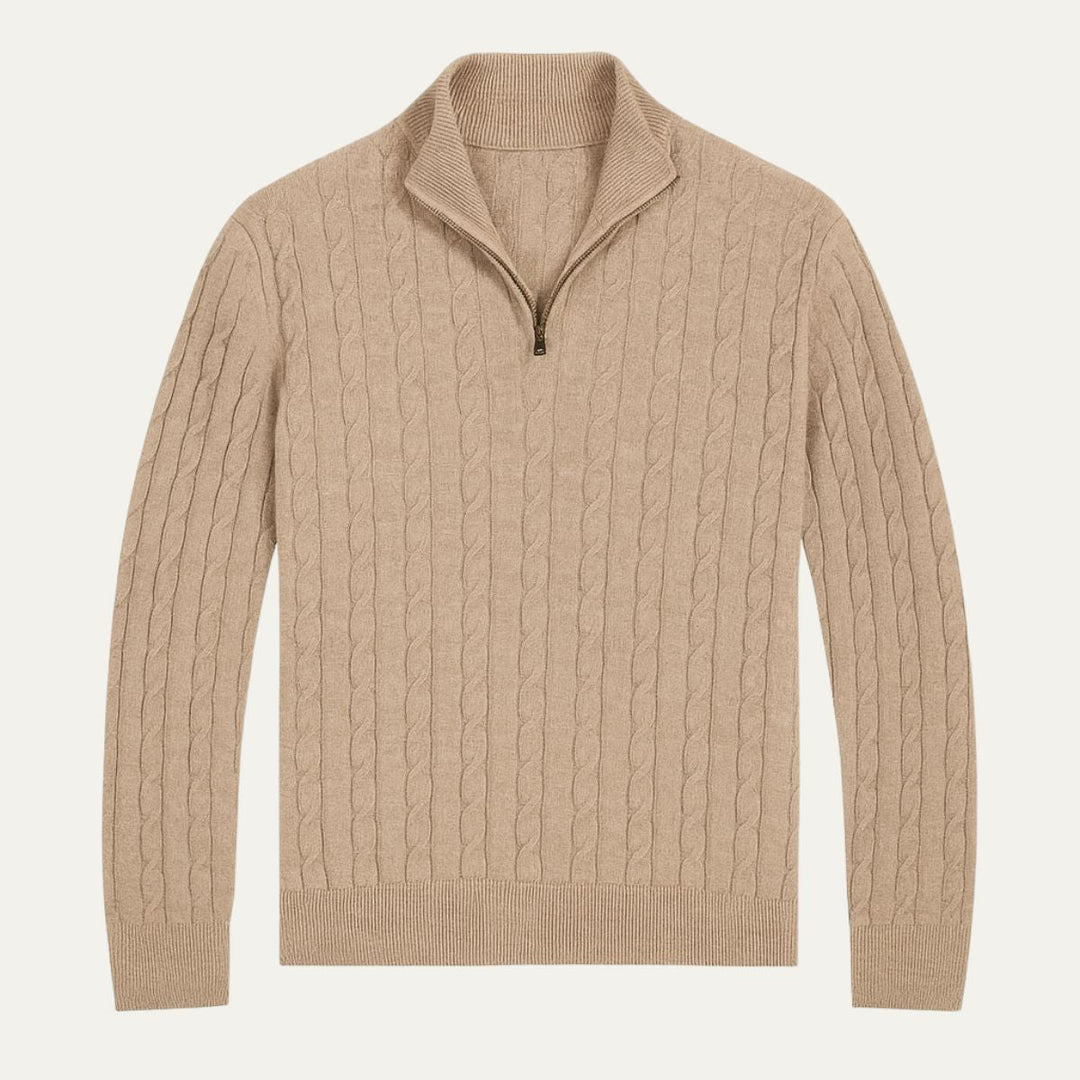 Bonaventure | Cable Knit Half Zip