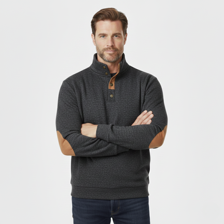 Chrysostome | Suede Elbow Patch Knit