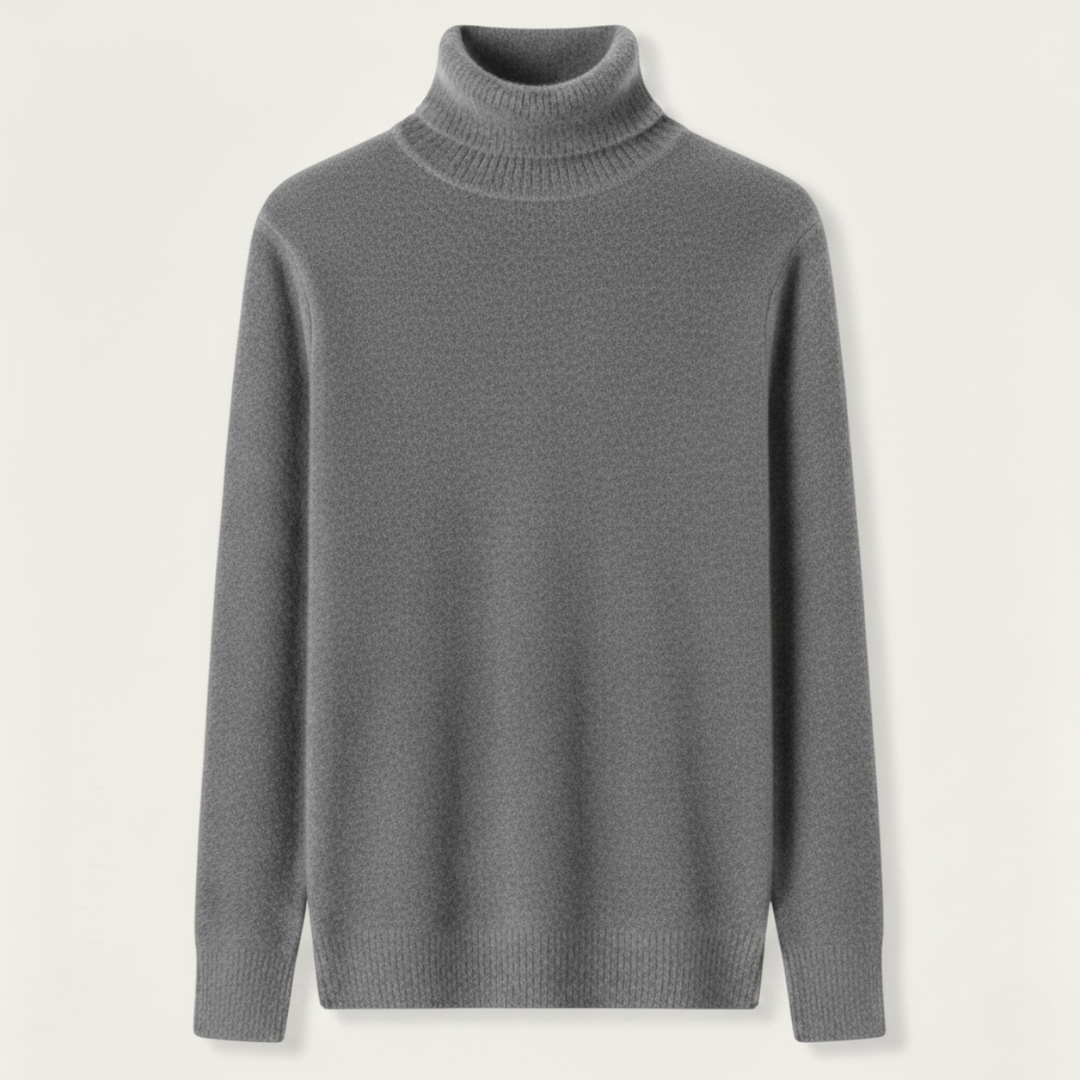 Donatien | Dense Ribbed High Neck Knit