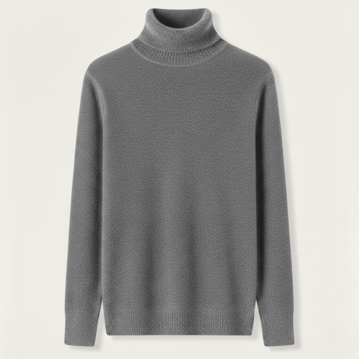 Donatien | Dense Ribbed High Neck Knit