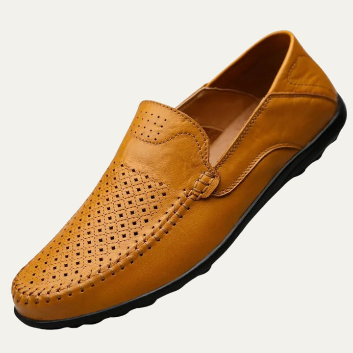 Réal | 100% Leather Perforated Loafers