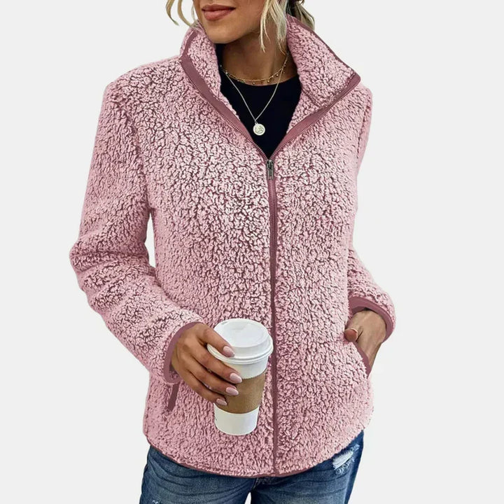 Constance | Sherpa Teddy Zip Jacket