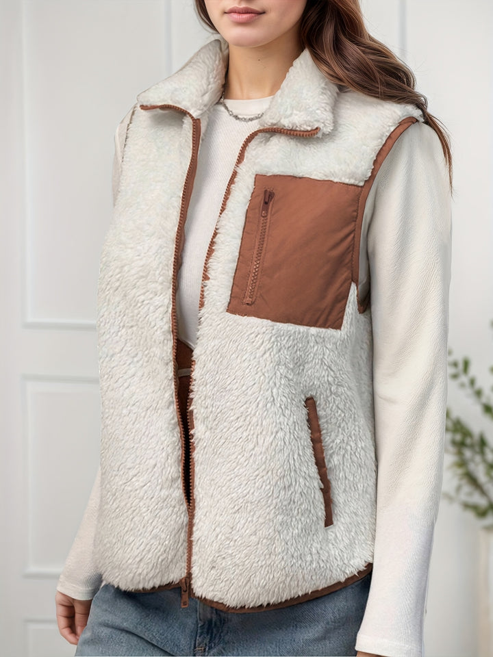 Merilda | Reversible Plush Vest